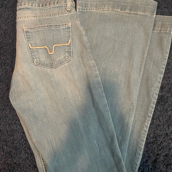 Lola Denim Flare Jeans in Light Blue - Picture 2 of 3